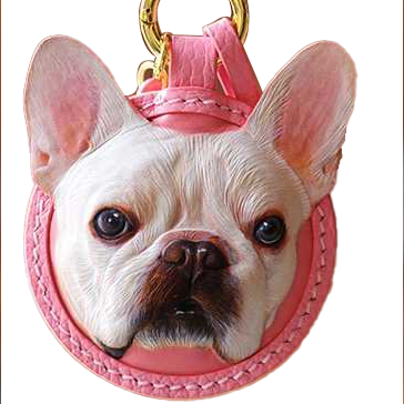 FairWonder Personalized Pet Custom Leather Carving Keychain