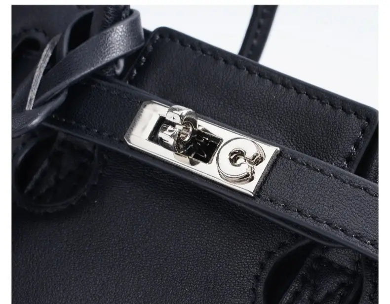 2025 Summer and Autumn New Handbag Niche Design Large Capacity Genuine Leather Shoulder Crossbody Commuter Bag FairWonder