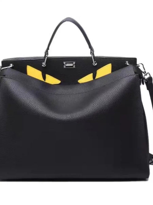 2025 new genuine leather devil monster casual fashion briefcase handbag business FairWonder