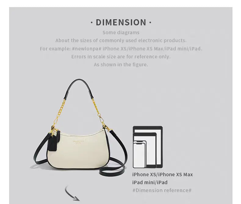 2025 new niche girls chain underarm bag messenger bag high-end FairWonder