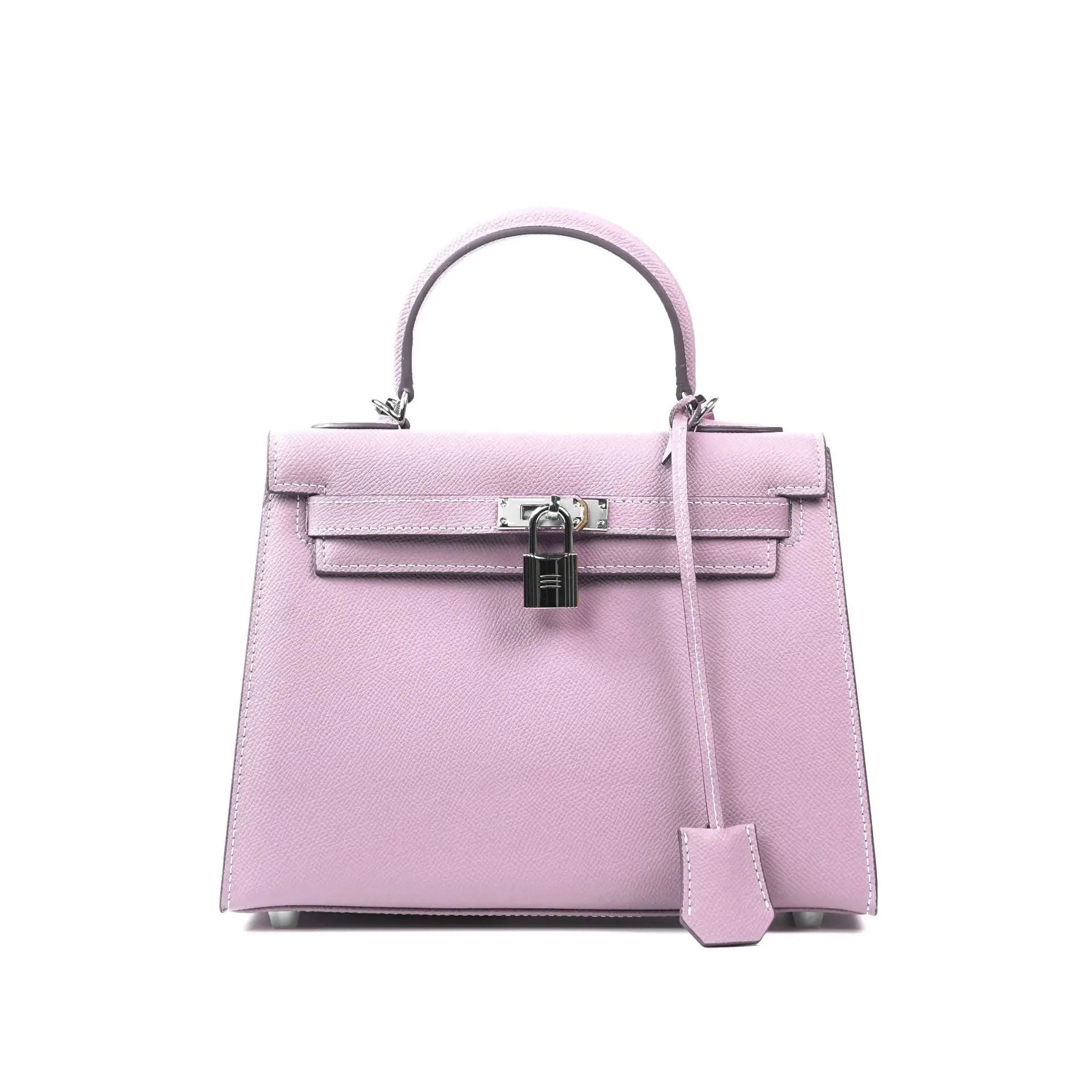 2025 new spring and summer fashion cowhide high-grade Kelly handbag with large capacity FairWonder