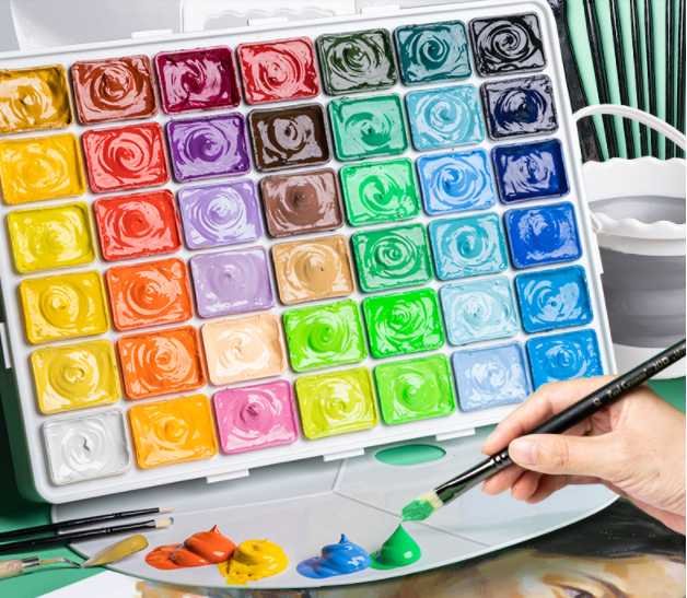 3D glass painting DIY materials, acrylic glass panels, acrylic paint and magnet MeoWarrior