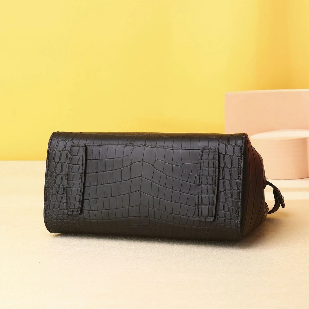 Crocodile belly pattern kitten bag one shoulder crossbody fashionable high-end texture ladies handbag FairWonder