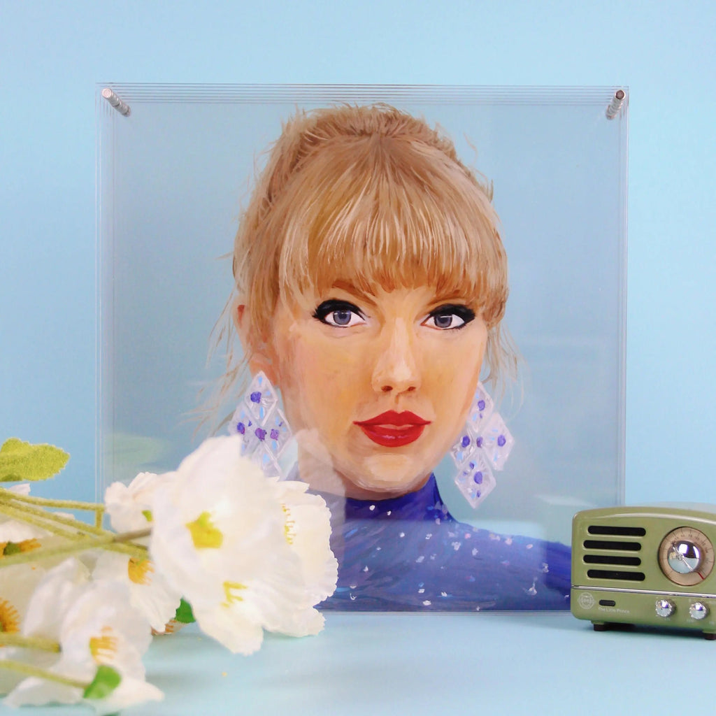 Custom 3D Glass Painting MeoWarrior Suitable for all animals/pet +human portrait-Free Shipping Worldwide @3dartistlinda