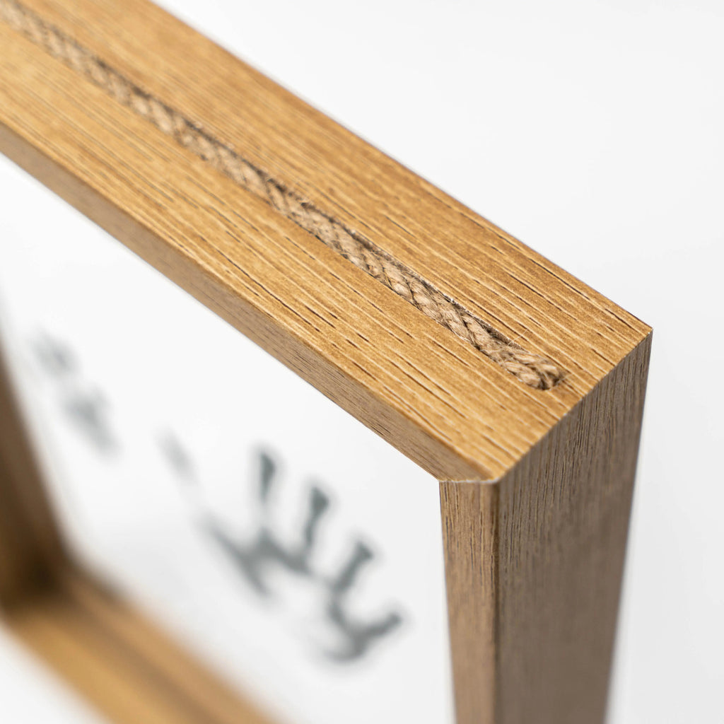 FairWonder Personalized Fingerprint Frame For Keepsake Memorial Newborn Kid Wedding @anita.fiberartist