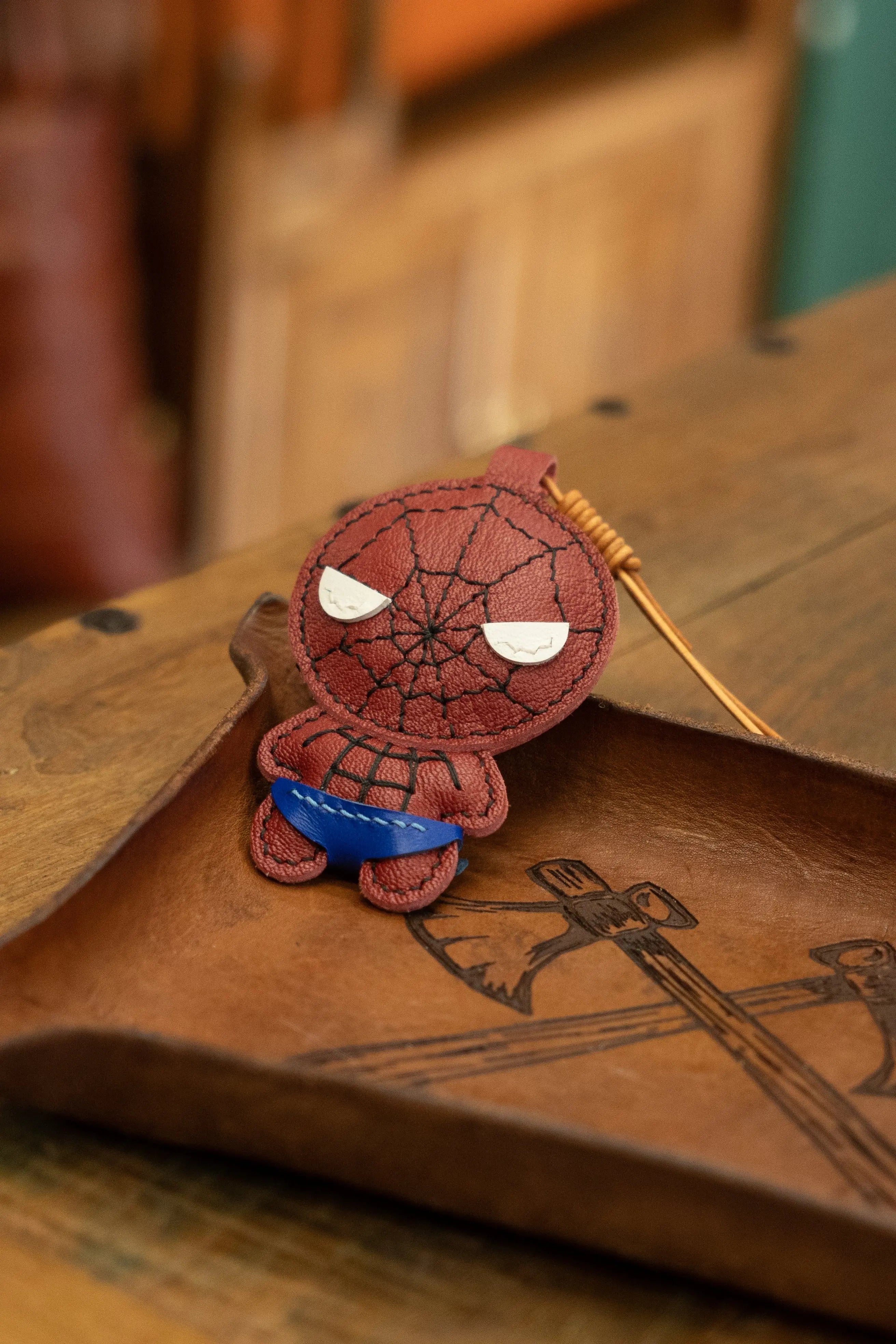 Fashion leather goods,bag accessories, trailers, keychains, cute cartoon characters, Doraemon, Spiderman, Kuromi FairWonder