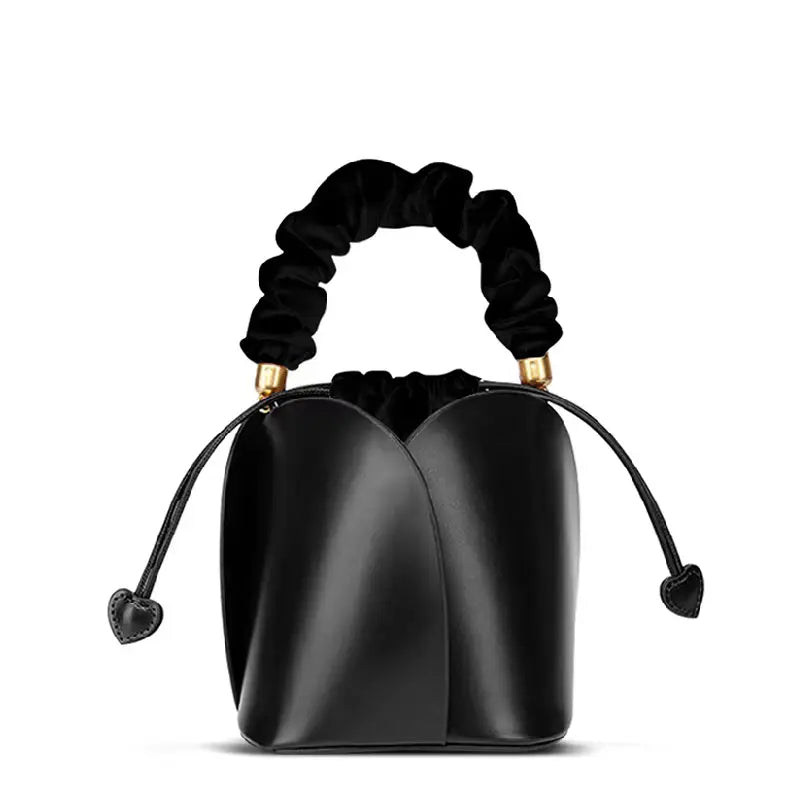 New fashion bucket bag, high-end petal handmade niche design crossbody bag FairWonder