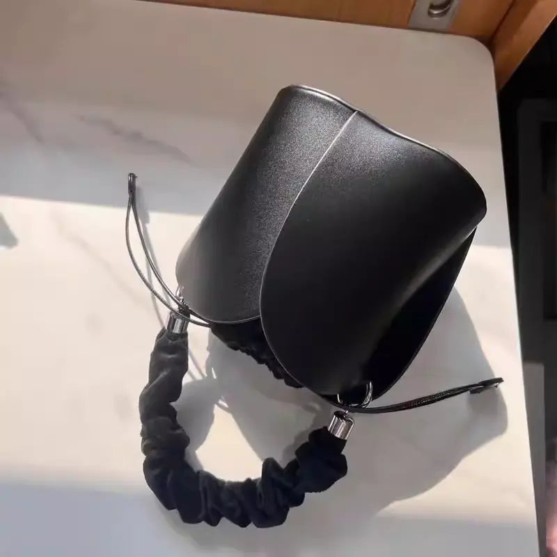 New fashion bucket bag, high-end petal handmade niche design crossbody bag FairWonder