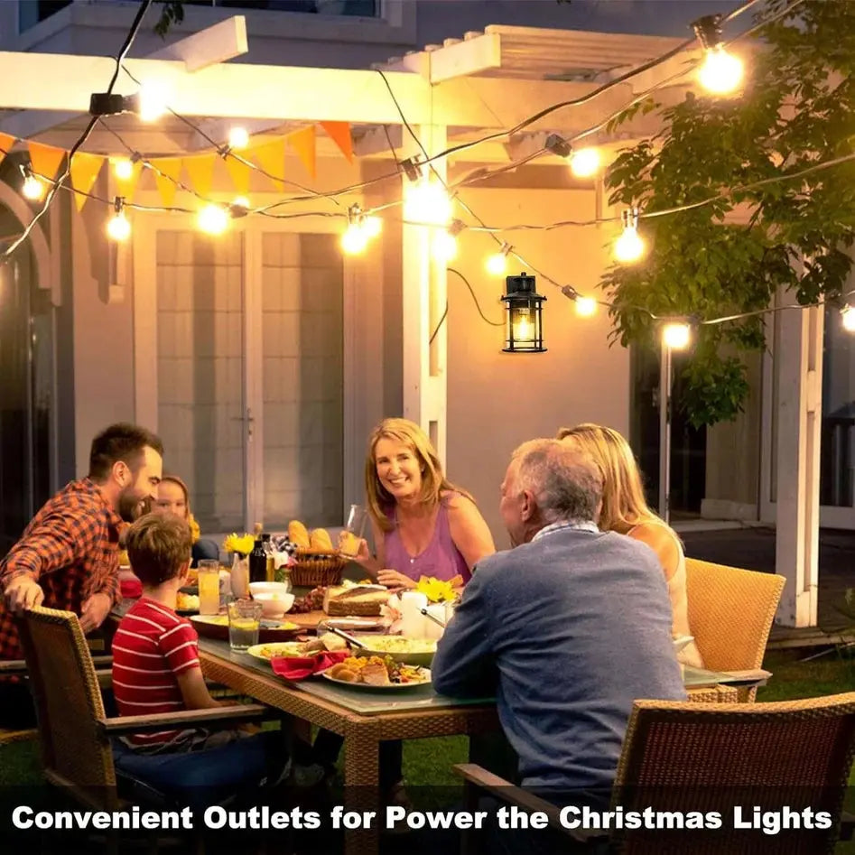 Porch Lights with GFCI Outlet, Dusk to Dawn Motion Sensor Outdoor Wall Lights @3dartistlinda