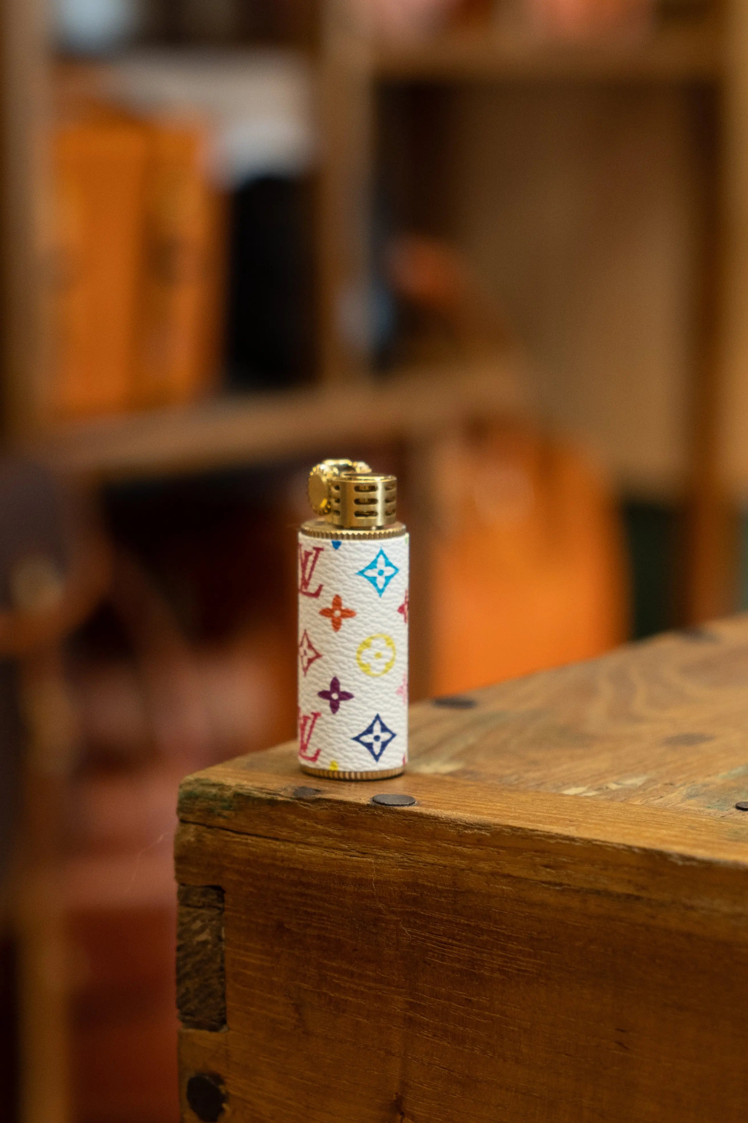 Pure copper old-fashioned retro handmade leather kerosene lighter, creative and personalized leather, birthday gift for husband and boyfriend FairWonder