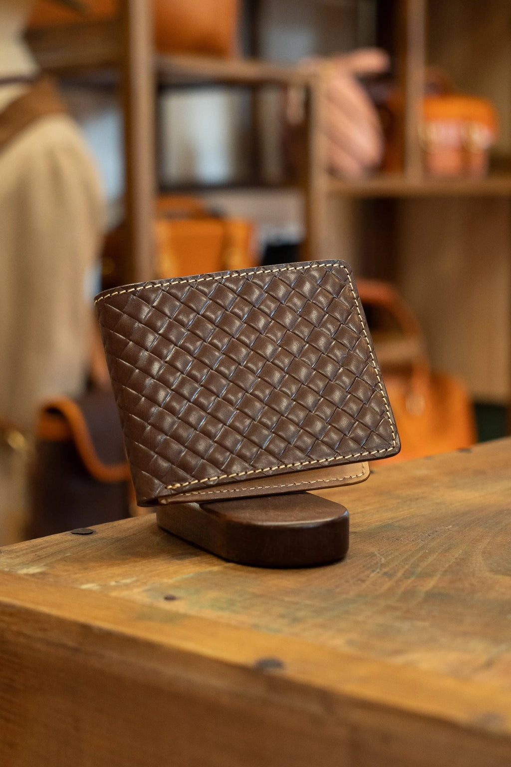 Top layer cowhide handmade wallet men's high-end wallet simple gift FairWonder