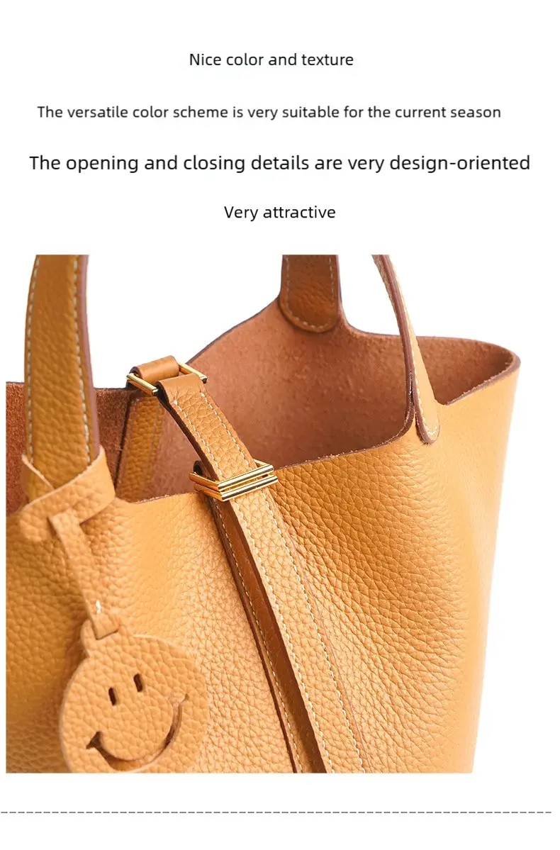 Women's Fashionable Plain Color Leather Handbags, Casual Versatile Textured Handbag with Lock Design, Trendy All-match Handbag for Daily Use FairWonder