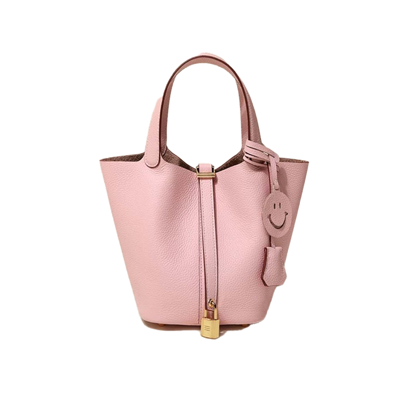 Women's Fashionable Plain Color Leather Handbags, Casual Versatile Textured Handbag with Lock Design, Trendy All-match Handbag for Daily Use